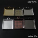100s/pack,Hot jewelry accessories, Brass Pendant Blank,16mm,ID7723