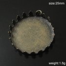 100s/pack,Hot jewelry accessories, Brass Pendant Blank,25mm,ID10126