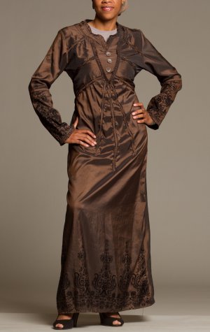 Henna Dress Brown
