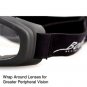 BOBSTER TOURING 2 GOGGLES CLEAR ANTI-FOG LENS BLACK FRA