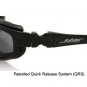 BOBSTER ROAD HOG CONVERTIBLE 3 LENSE GOGGLES BLACK