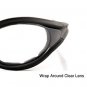 BOBSTER FOAMERZ SUNGLASS CLEAR ANTI-FOG LENS BLACK FRA
