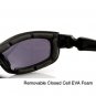 BOBSTER XRH GOGGLES 2 FRAME FRONT ANSIZ.87 SMOKE/CLEAR