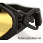 BOBSTER BUGEYE GOGGLE, BLACK FRAME, AMBER LENS