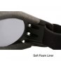 BOBSTER CRUISER GOGGLE BLACK FRAME ANTI-FOG SMOKE LENS