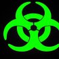 Biohazard Symbol Vinyl Decal - Choose Color & Size!