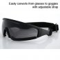 BOBSTER PROWLER MILITARY/RIDING GLASSES X.87 MIL SPEC