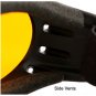 BOBSTER CRUISER GOGGLE BLACK FRAME ANTI-FOG AMBER LENS