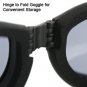 BOBSTER AIR STRYKER LARGE FOLDING GOGGLES BLACK FRAME