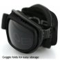 BOBSTER AIR STRYKER LARGE FOLDING GOGGLES BLACK FRAME