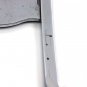 HARLEY CHROME LOW MEDALLION STYLE SISSY BAR UPRIGHT