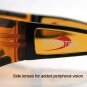 BOBSTER SHIELD II SUNGLASSES BLACK FRAME AMBER LENS