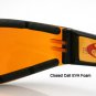 BOBSTER SHIELD II SUNGLASSES BLACK FRAME AMBER LENS
