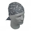 ZAN FLYDANNA HEAD WRAP/DOO RAG/SKULL CAP DIAMOND PLATE