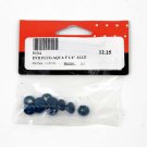 HOT SPOTS CUSTOM END PLUGS ALLEN HEAD BOLTS 1/4" AQUA