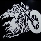 Ghost Rider" Style Vinyl Logo 7 1/4" x 8 1/4