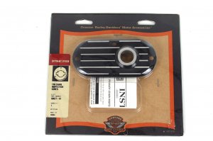 HARLEY-DAVIDSON FINNED CHAIN INSPECTION COVER DYNA/FXR