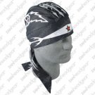 ZAN DELUXE FLYDANNA HEAD WRAP/DOO RAG "TRIBAL WINGS"