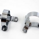 CHROME 3" ID BODY CLAMPS J&P CYCLES 'VINTAGE HARLEY FLT