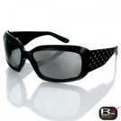 BOBSTER HIGHWAY HONEY'S II SUNGLASS CROSS RIVET BLACK