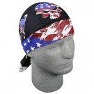 ZAN FLYDANNA HEAD WRAP/DOO RAG/SKULLCAP VINTAGE PATRIOT