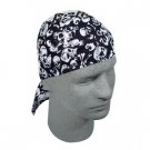 ZAN FLYDANNA HEAD WRAP/DOO RAG/SKULLCAP MULTI SKULLS