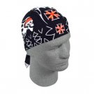 ZAN FLYDANNA HEAD WRAP/DOO RAG/SKULLCAP SCREAMING SKULL