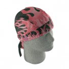 ZAN VENTED SPORT FLYDANNA/HEAD WRAP/DOO PINK FLAMES