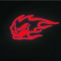 Flaming Skull Vinyl Logo - Choose Your Color & Size!