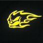 Flaming Skull Vinyl Logo - Choose Your Color & Size!