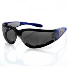 BOBSTER SHIELD II SUNGLASSES BLUE FRAME, SMOKED LENS