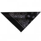 3 IN 1 COOLER/BANDANNA/HEAD BAND/NECK TIE BLACK PAISLEY