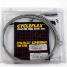 FRONT BRAKE LINE STAINLESS STEEL HARLEY SOFTAIL +4"