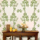 WALL STENCIL Virginia Creeper DAMASK, Reusable stencils