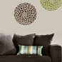 Flower Stencil Zinnia Grande Med, Reusable wall stencils not decals