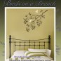 Stencil Birds on a Branch, DIY decor with stencils better than decals