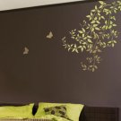 Wall stencil Large Clematis Branch DIY Reusable stencil for easy decor