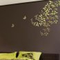 Wall stencil Large Clematis Branch DIY Reusable stencil for easy decor