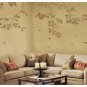 Wall Stencil Sycamore Weeping Branch, Reusable stencil for home decor