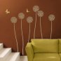 Flower Allium Gladiator, DIY Reusable stencils for wall decor