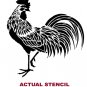 Rooster Stencil, Easy reusable stencils for DIY decor walls, fabric