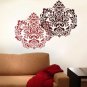Reusable Stencil Damasque MED - Reusable stencils for DIY home decor