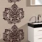 Reusable Stencil Damasque MED - Reusable stencils for DIY home decor