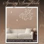 Wall Stencil Spring Songbirds, DIY Reusable stencils better than decal