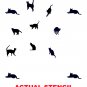 WALL STENCIL CATS PATTERN 24X25 REUSABLE STURDY 12MIL!