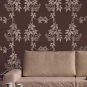 WALL STENCIL Virginia Creeper DAMASK, Reusable stencils