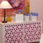Stencil Kagami Allover SM, Reusable stencils for walls, furniture, etc