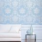 Damask Stencil Gabrielle, DIY Reusable stencils for wall, fabric deco