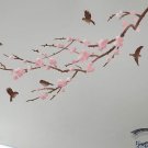 Stencil for Walls Sakura and Birds - Reusable stencils better than Wall Decals