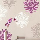 Damask Stencil Gabis Brocade MED, Stencil for walls, furniture, fabric